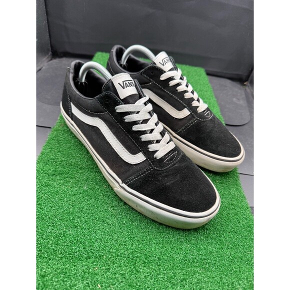 VANS Old Skool Athletic Shoes Mens Size 9.5 Black Velour 507452 Skateboarding - Picture 1 of 10